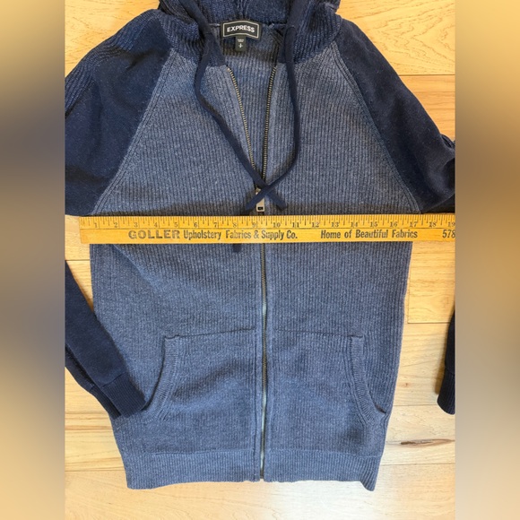 Express men’s sweater zip up size small - Picture 3 of 5